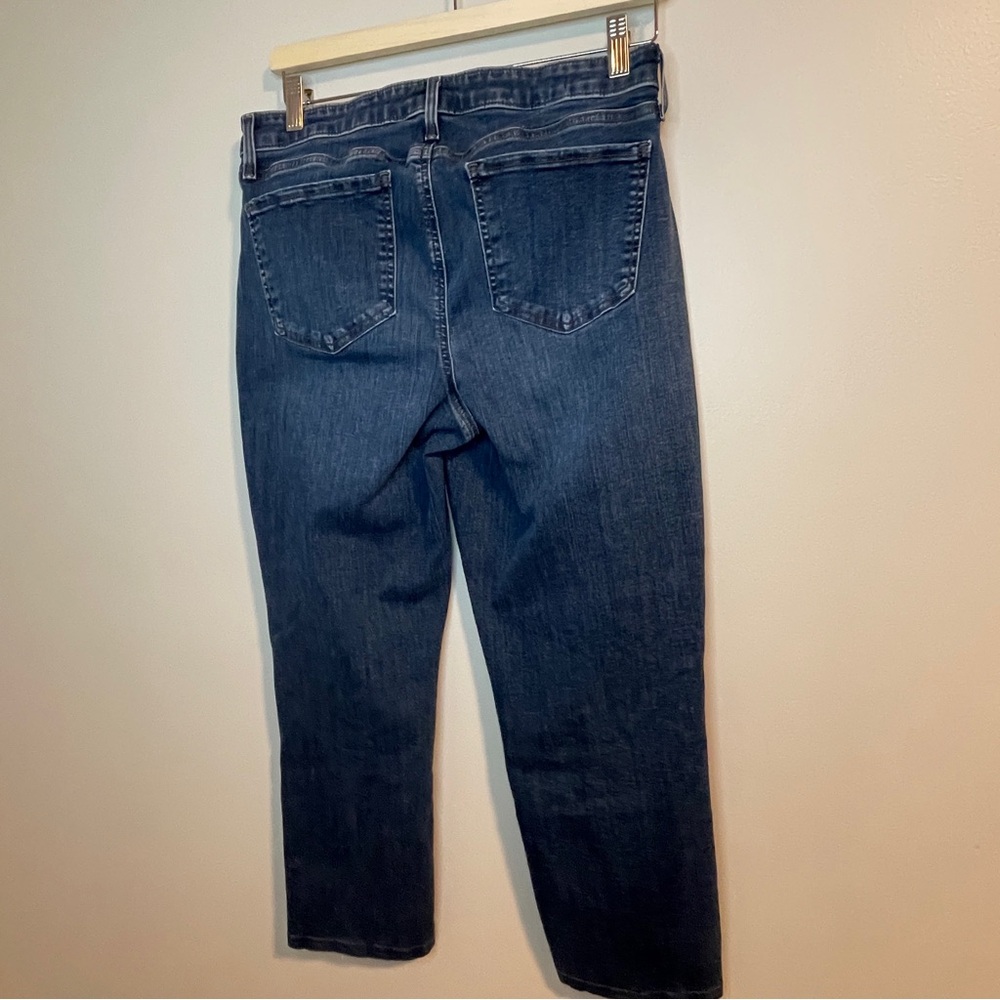 NYDJ Margot Girlfriend Cuffed Jean, Size 6 Palace Wash, Inseam 24” - Picture 3 of 7